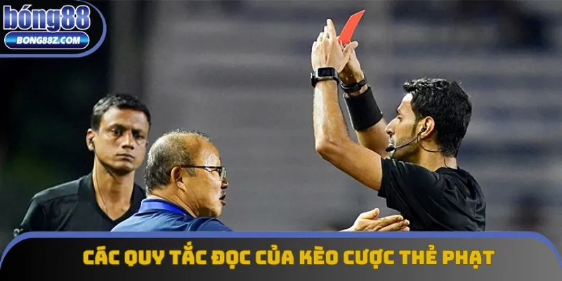 Các quy tắc đọc và kí hiệu của kèo cược thẻ phạt